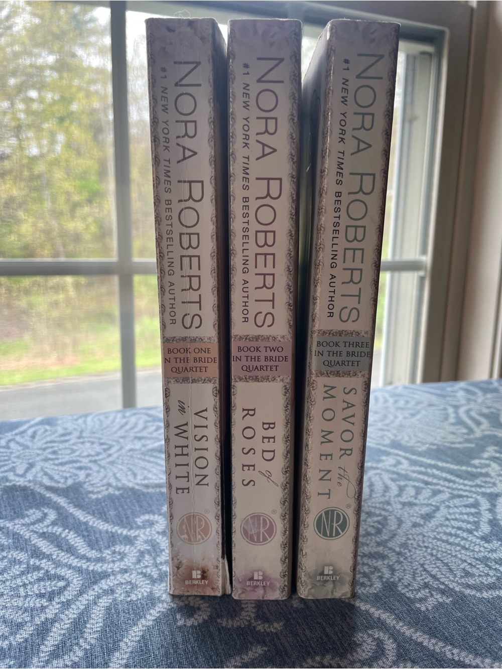 Bride Quartet Hardcover Set - White, Pink & Green Accents